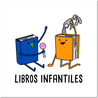 Libros Infantiles - Spanish Puns Collection Posters and Art